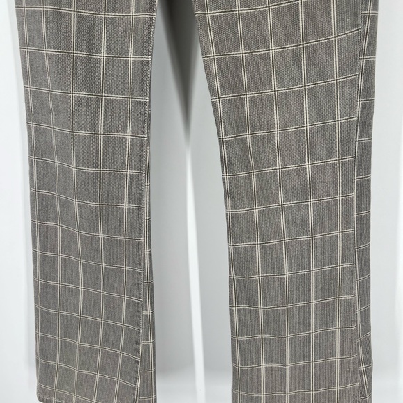 Frame Denim Le Crop Mini Bootcut Jeans in Pine Plaid - Picture 3 of 8